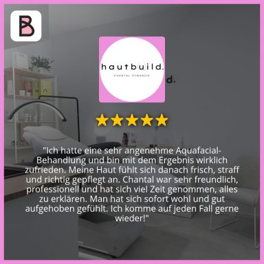 Studio hautbuild. - Kundenbewertung Kundenbewertung zum Studio hautbuild. von Chantal Symanzik