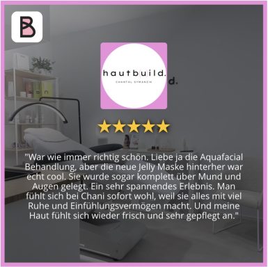 Studio hautbuild. - Kundenbewertung Kundenfeedback zur Hautverbesserung im Studio hautbuild.